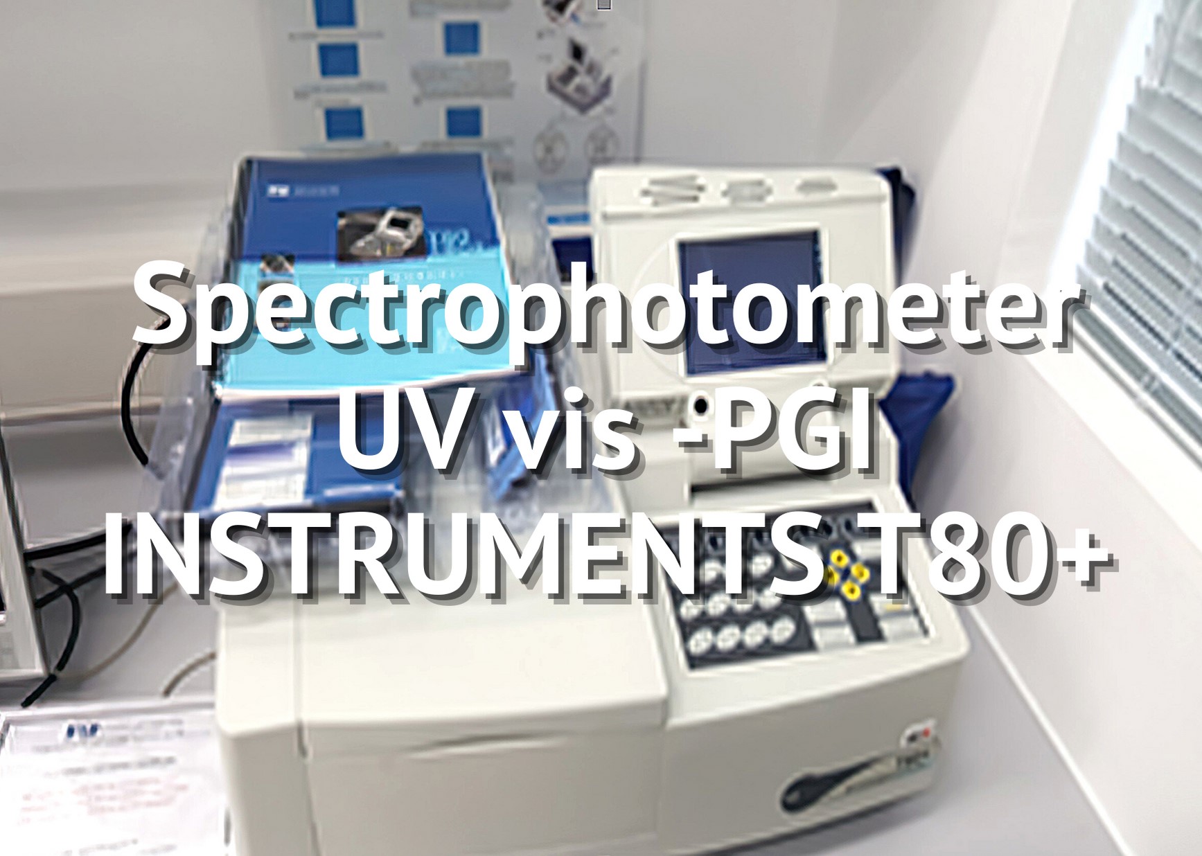 Spectrophotometer UV vis -PGI INSTRUMENTS T80+ – Instituto IMEYMAT