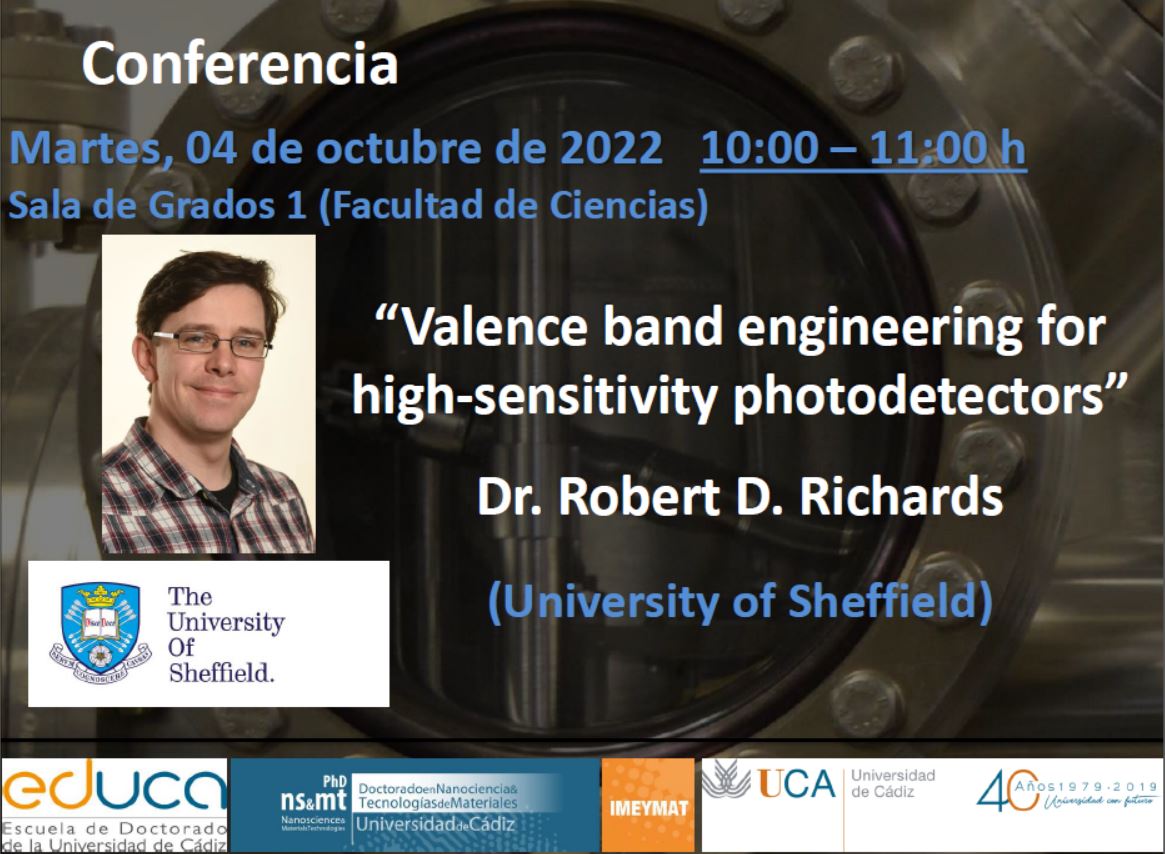 Conference “Valence band engineering for high-sensitivity photodetectors”-04/10
